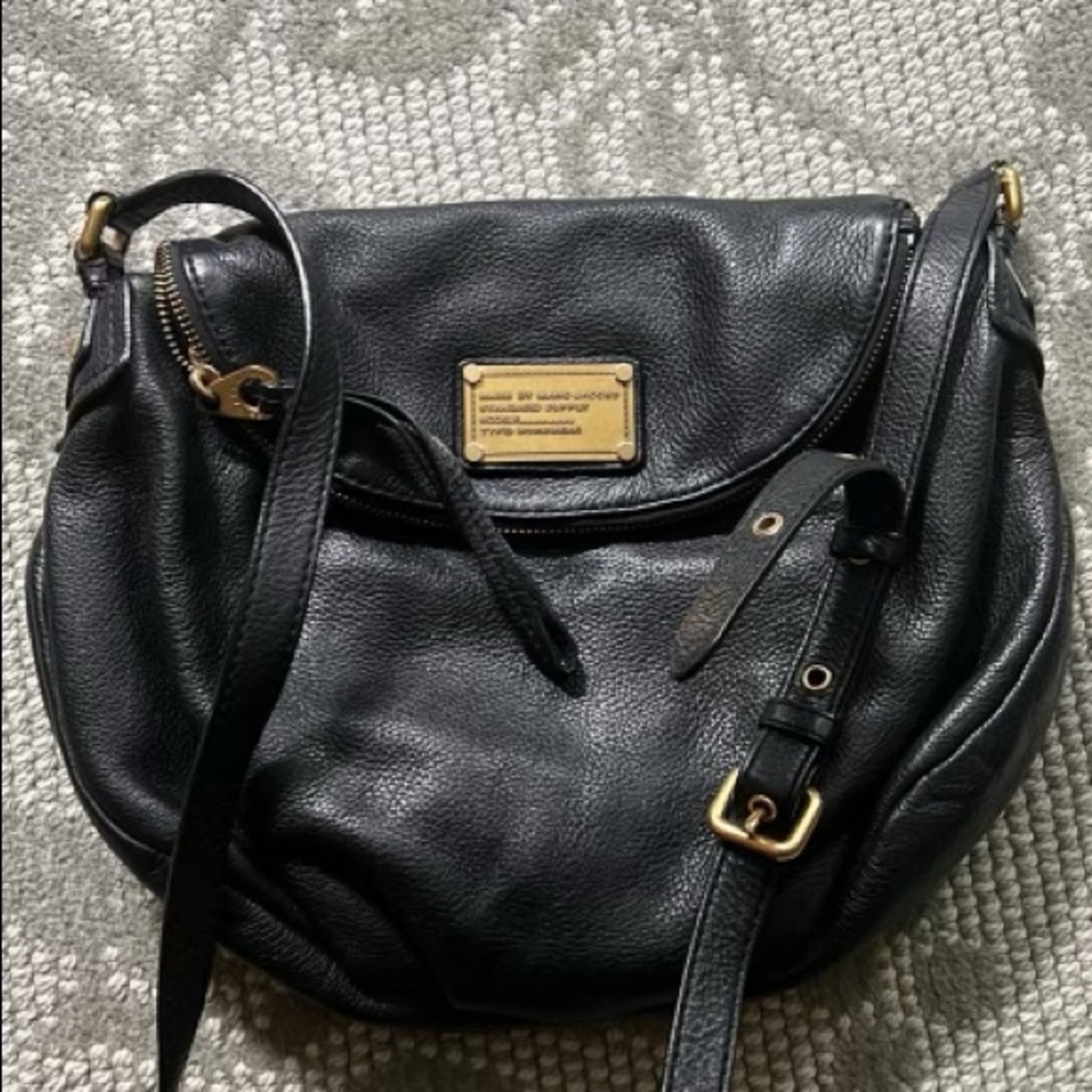Marc Jacobs black boho / crossbody bag
